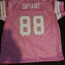 Dez Bryant Dallas's Cowboy's Ladie's Pink Large Nfl Jersey