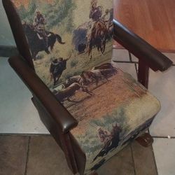 Old Western Kids Rocking Chair 