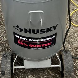 Husky 20 gallon silent air compressor