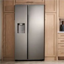 Samsung 36 in. 22 cu. ft. Counter Depth Smart Side by Side Refrigerator in Fingerprint-Resistant 