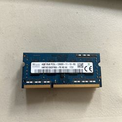 4GB 1Rx8 PC3L - 12800S -11 - 13 - B3