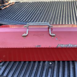 Metal Portable Stack On Tool Box With Tray