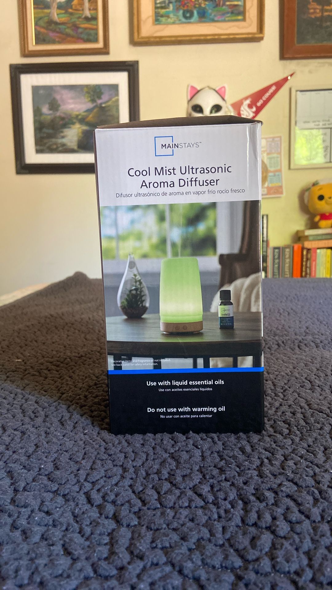 Mainstays Cool Mist Ultrasonic Aroma Diffuser