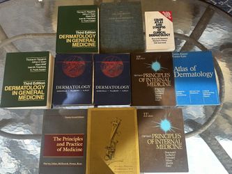 Medical Books, Dermatology, General Medicine, Hardcovers