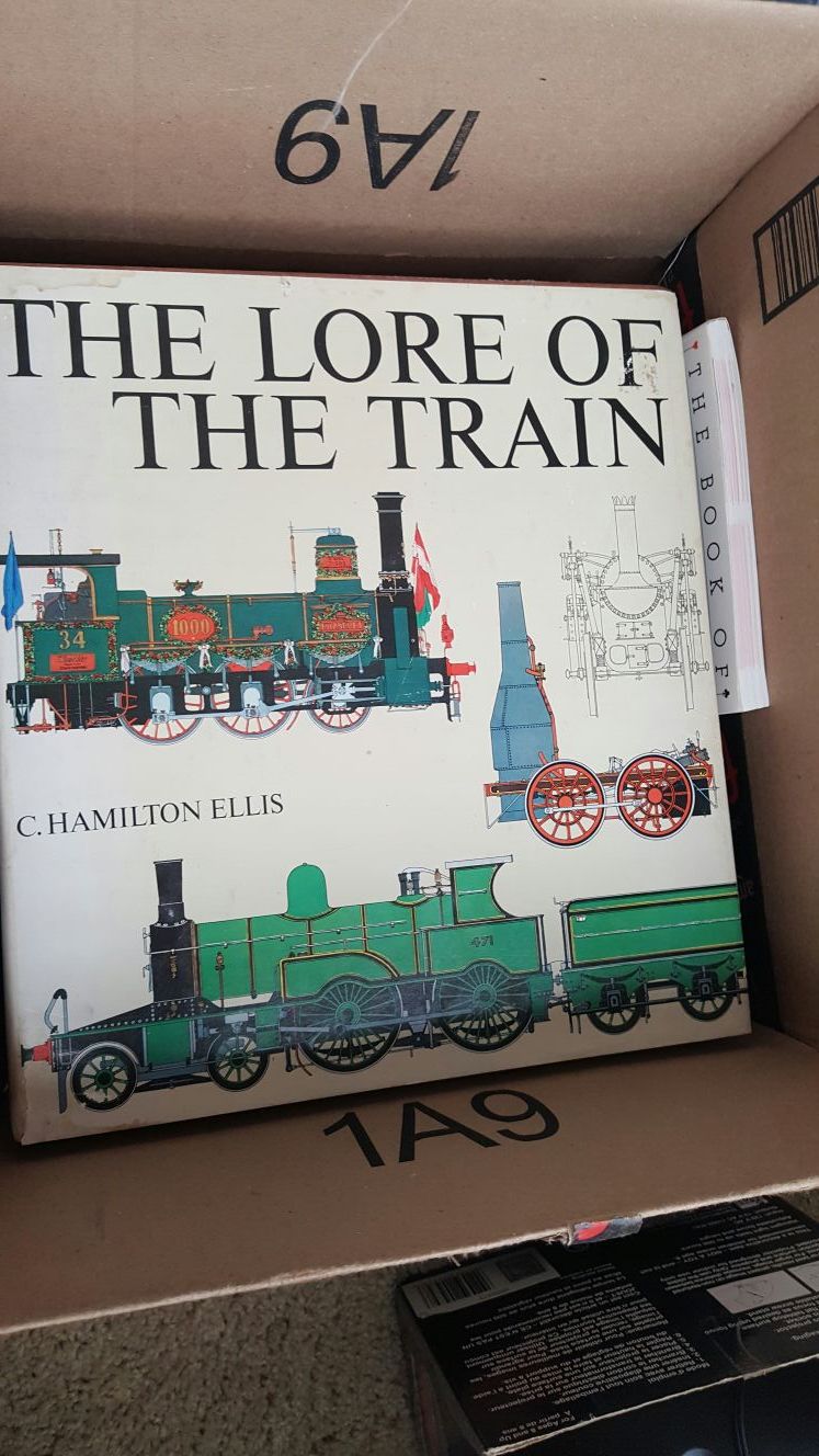 The Lore of the Train Hardcover Book by C. Hamilton Ellis 1973