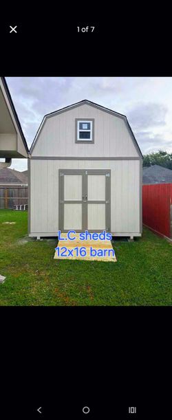L.C. Sheds Construction 🚧⚒️🏘️ 12×16 BARN