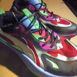PUMA RS CURVE " BERRY GLITCH" WOMEN'S RUNNING SHOES 381831-01  SIZE. 6.5
