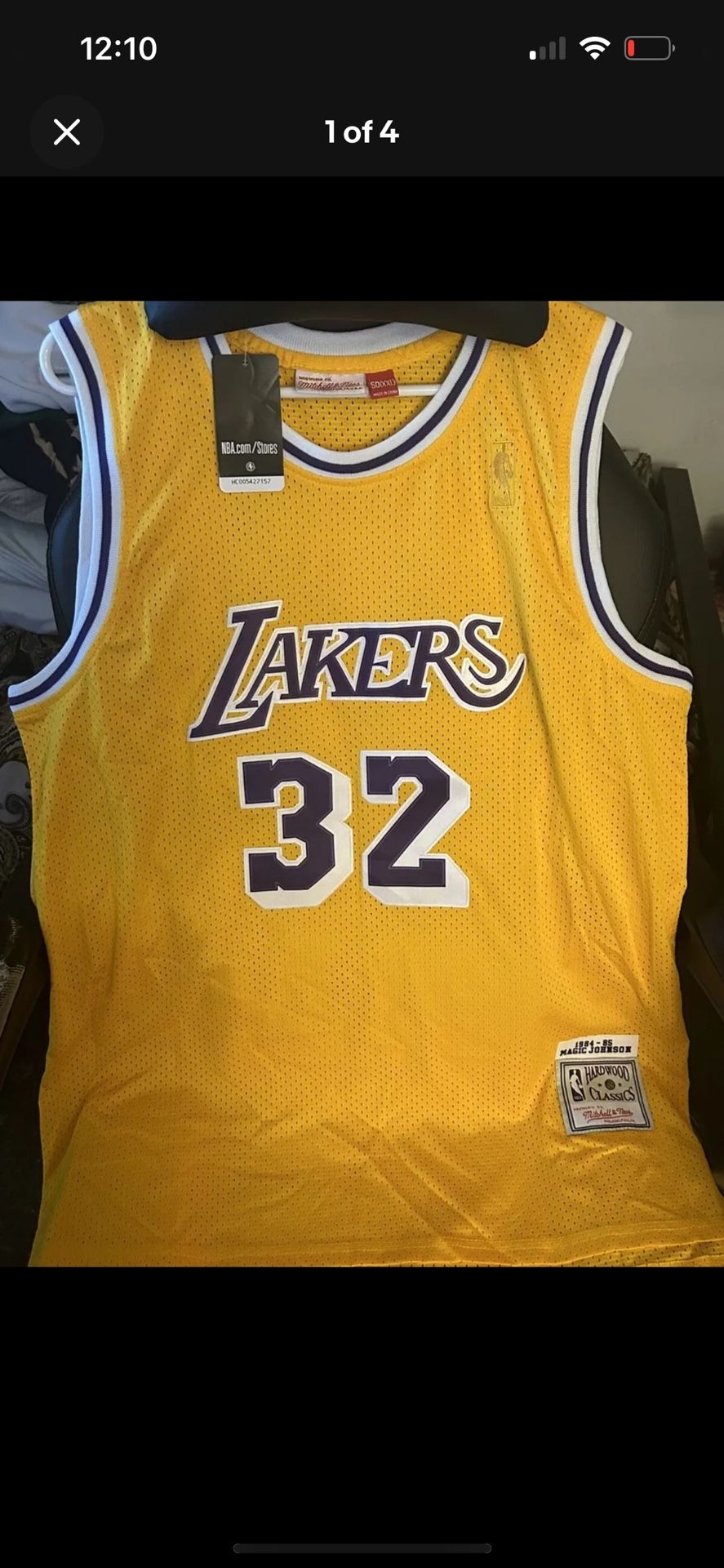 Wilt Chamberlain Hardwood Classics Jersey Size XXL