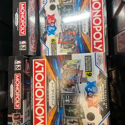 (10) Hasbro Monopoly Prizm NBA Board Game 3rd Edition 2024-25 Trading Cards