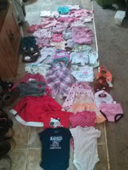 3 big bags of baby girl clothes, gap carter old navy