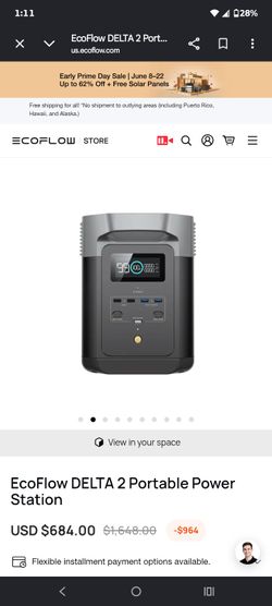 Delta 2 Portable Generator