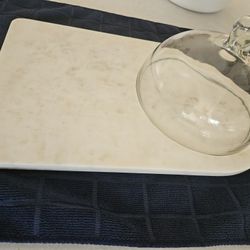 Brand New Never Used Charcuterie Tray With Dome