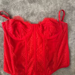 Red Corset Top