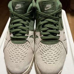 Nike Air Trainer III 3 LE Treeline Mens Size 8.5 Green White Bo