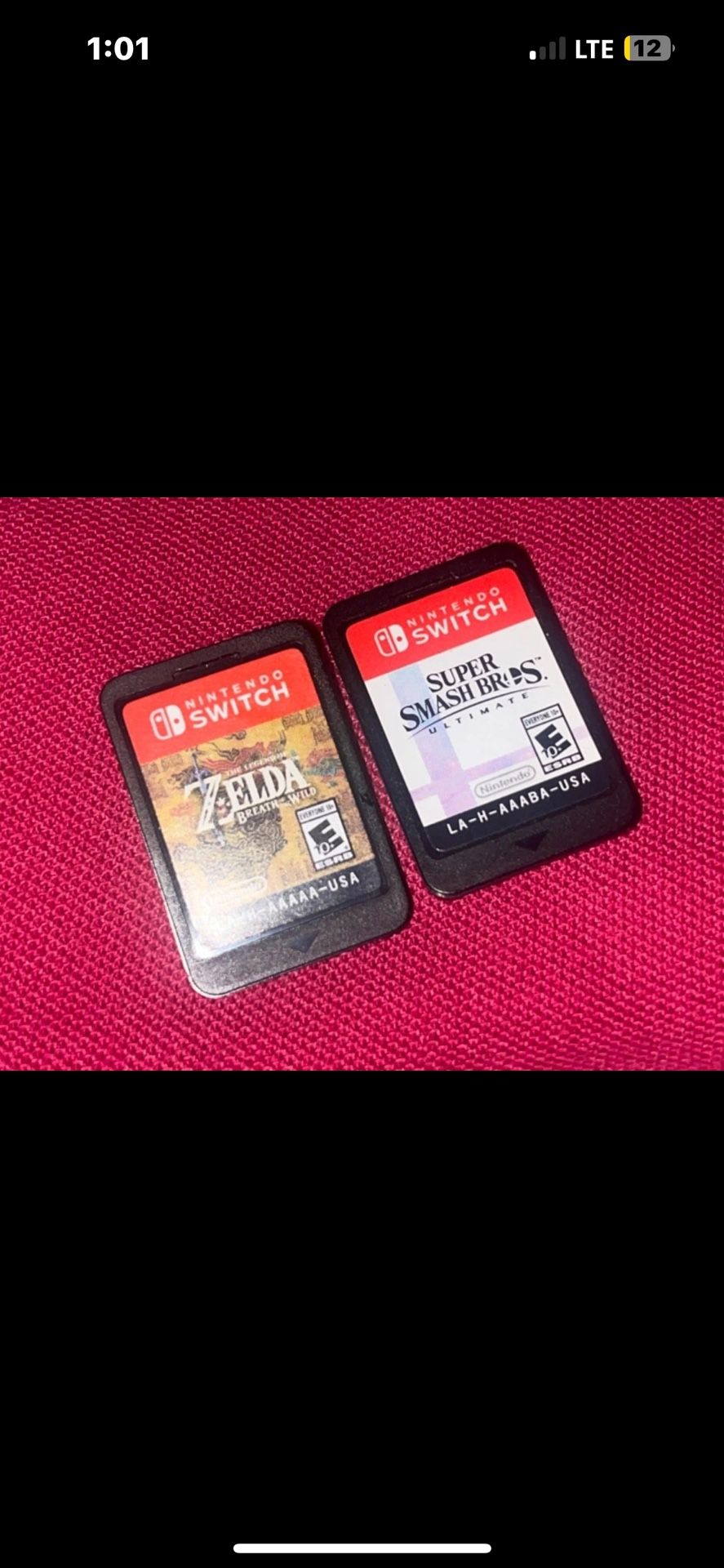 Super Smash Bros Zelda Breath Of The Wild Switch Game