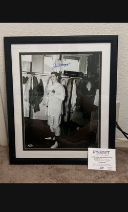 Joe DiMaggio Auto Framed Photo
