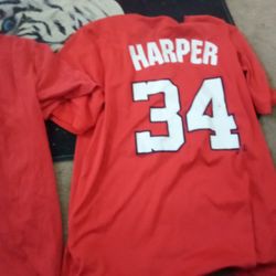 Washington Nationals Harper And Oct Nike Jersey T Shirts