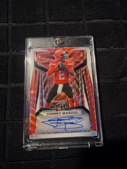 Johnny Manziel Leaf Metal Autograph Trading Card