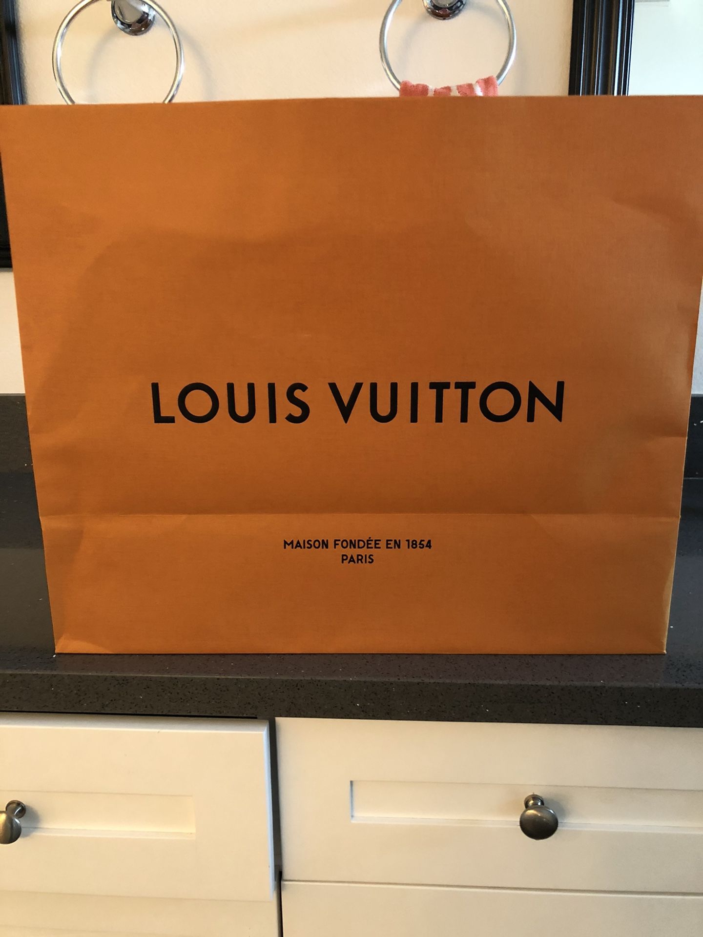 Louis Vuitton gift bag box dustbag set