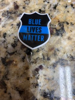 Blue lives matter Badge Reel