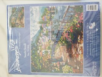 Sunlit Stroll No 51283 by Howard Behrens Counted Cross Stitch Kit
