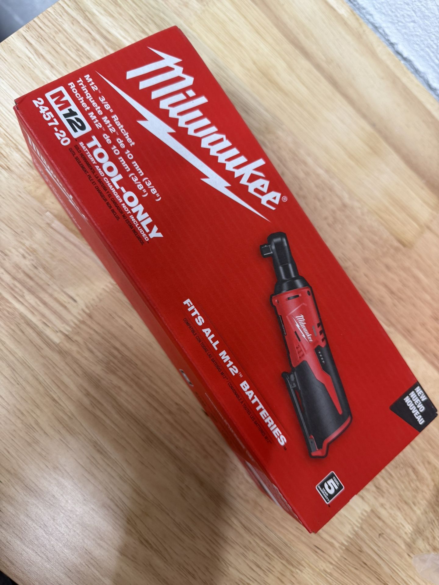 Milwaukee M12 Ratchet new