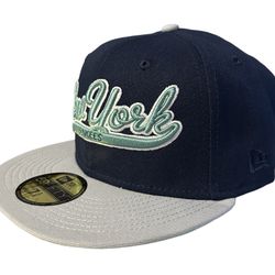 York Yankees OCEAN STORM NEW ERA 59FIFTY Fitted Cap - Sz. 7 1/2