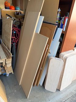 1/2 MDF PANELS  see pictures  for size and price