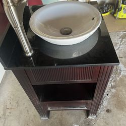 Bathroom Vanity with faucet & sink