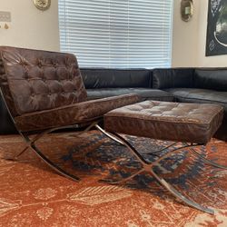 Four Hands Hugo Chair And Ottoman 