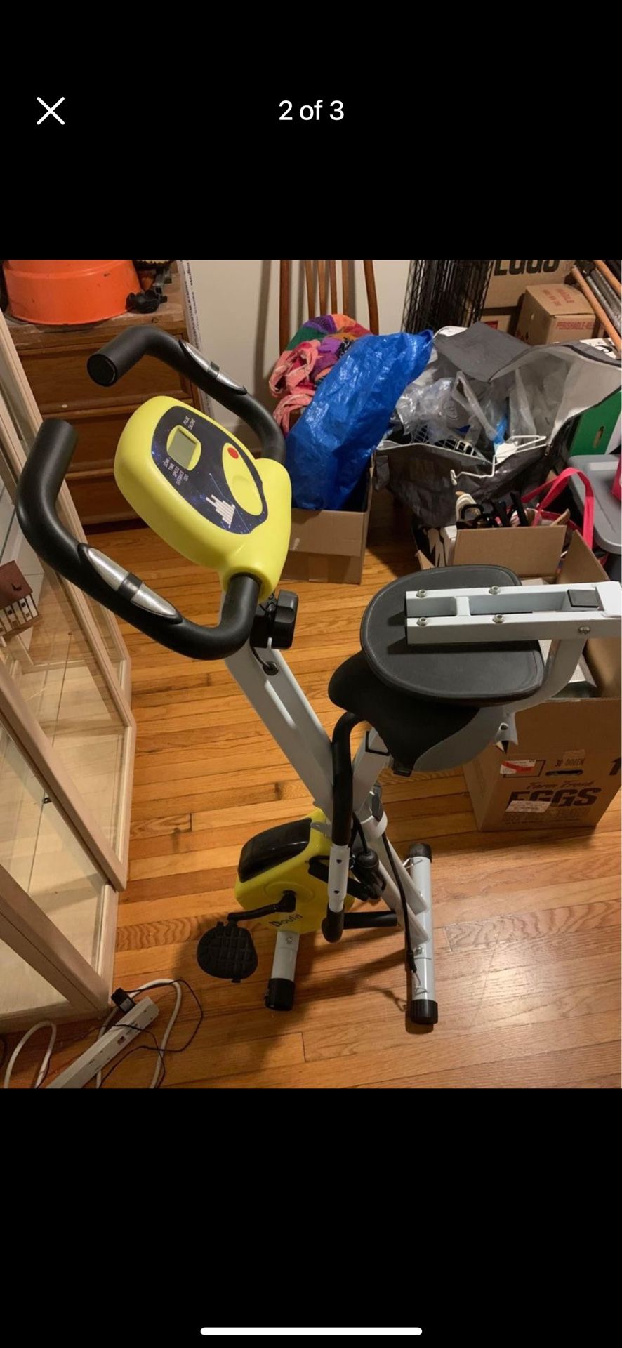 Doufit Folding Exercise Bike Best Offer Like New