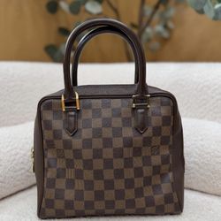 Louis Vuitton Damier Ebene Brera Handbag
