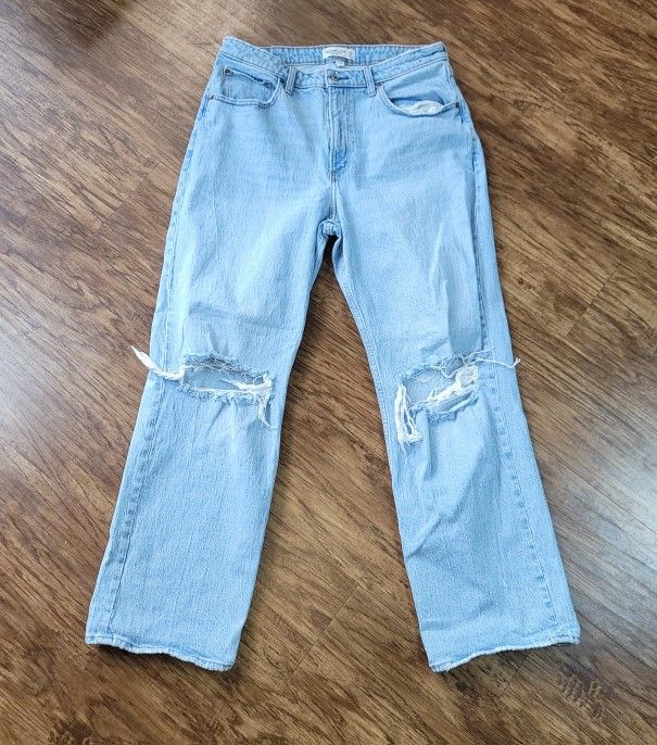 Womens Abercrombie & Fitch The 90s Relaxed Jeans High Rise Jeans Sz 32/40R