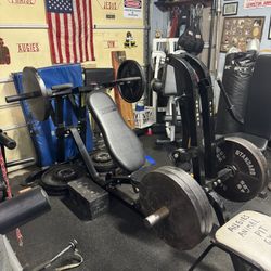 Powertec Workbench With Leg press