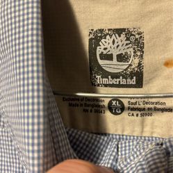 MENS XL TIMBERLAND DRESS SHIRT 