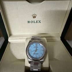 Rolex Oyster Perpetual Tiffany Blue