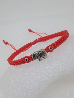 Red Bracelet elephant luck& prosperity