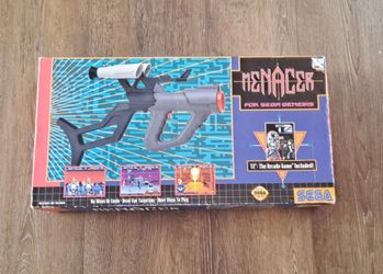 Sega Genesis Menacer gun with T2 arcade game