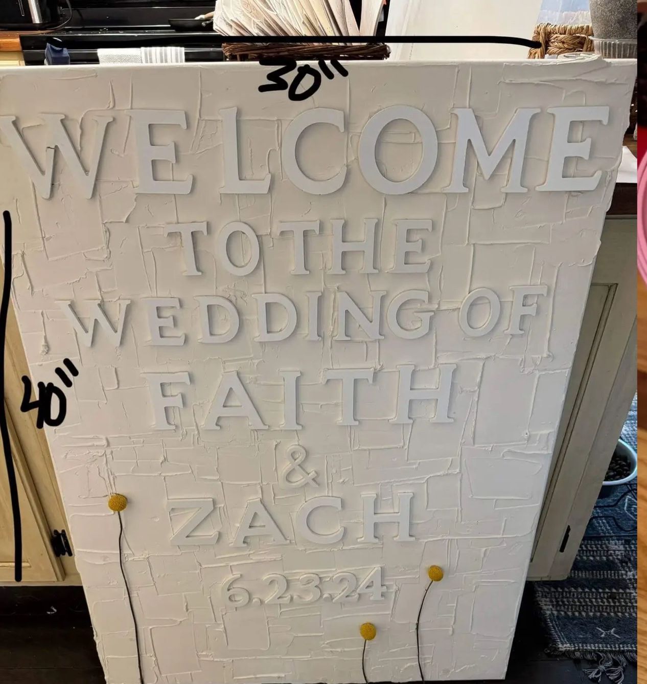 Welcome Wedding Sign