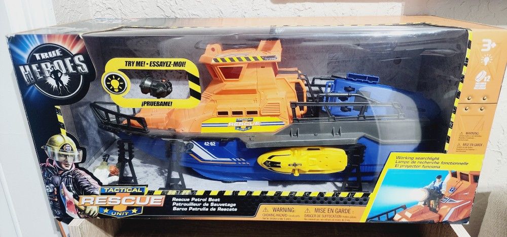 True Heroes Tactical Rescue Unit Rescue Patrol Boat