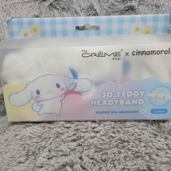 The Crème Shop x Cinnamoroll 3D Teddy Plush Spa Headband