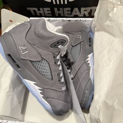 Brand new Jordan 5 retro wolf grey