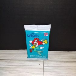 Vintage Disney "The Little Mermaid" Story Trading Cards Pro Set 1991 NEW