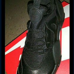 Nike Triple Black Sneakers $95 or Converse $75 New 