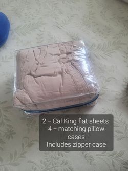 Cal King Flat Sheets x 2