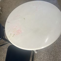 Pottery Barn Table And 2 Chairs 