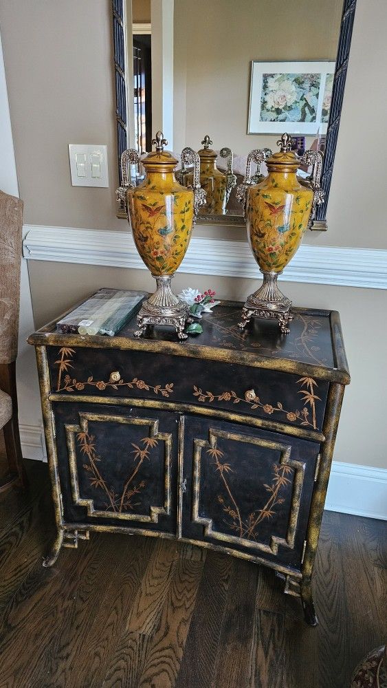 Wood Painted Japanese Style