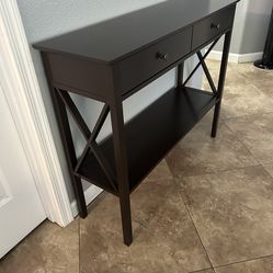 (NEW) 40” Wide Console Table w/ 2 Drawers