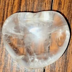 Clear Quartz Polished Heart - Gemstone - Crystal