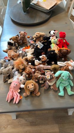 Ty Beanie Babies lot of 45 + McDonald’s Minis – Most with Tags – Super Clean